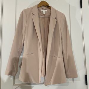 H&M blush pink US 12 blazer